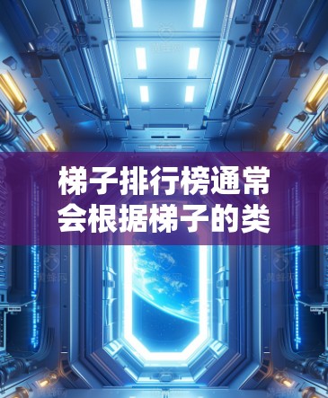 梯子排行榜通常会根据梯子的类型、用途、材质以及使用场景来排名。以下是一些常见的类型和用途