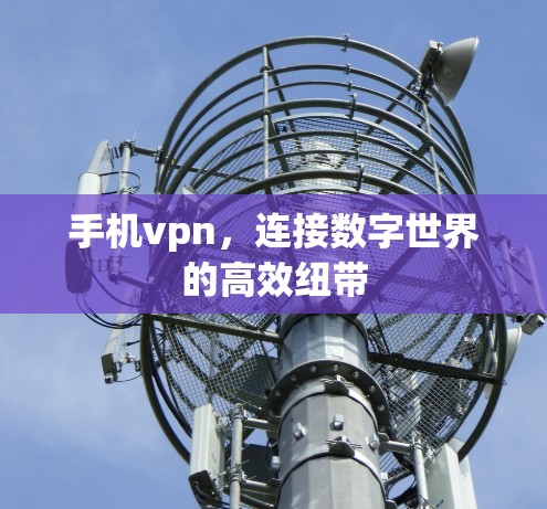 手机vpn，连接数字世界的高效纽带