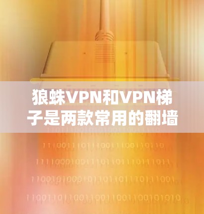 狼蛛VPN和VPN梯子是两款常用的翻墙工具,各有特点和适用场景。以下是它们的详细分析和对比,帮助你做出最佳选择 狼蛛VPN和VPN梯子是两款常用的翻墙工具,各有特点和适用场景。以下是它们的详细分析和对比,帮助你做出最佳选择