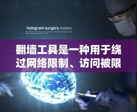 翻墙工具是一种用于绕过网络限制、访问被限制或限制访问的网站、内容或资源的工具。这些工具通过改变网络请求的路径或加密数据，帮助用户访问被封锁的内容。以下是翻墙工具的功能全面解析
