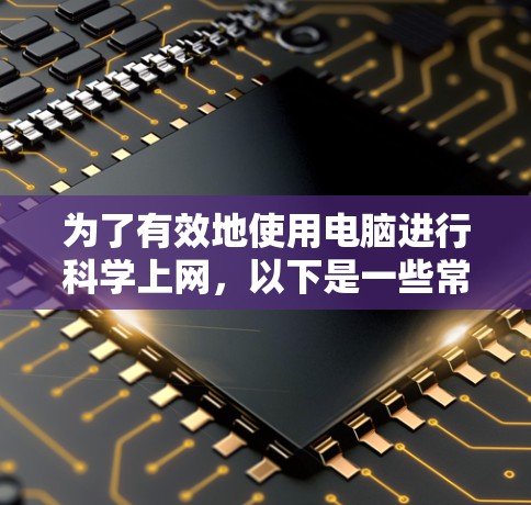 为了有效地使用电脑进行科学上网,以下是一些常用的工具及其作用和使用方法的总结 为了有效地使用电脑进行科学上网,以下是一些常用的工具及其作用和使用方法的总结