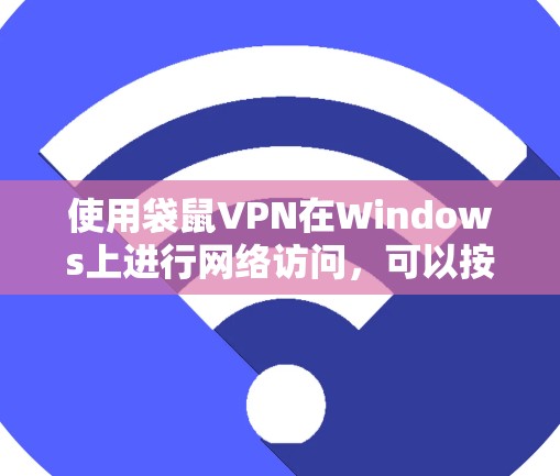 使用袋鼠VPN在Windows上进行网络访问，可以按照以下步骤进行