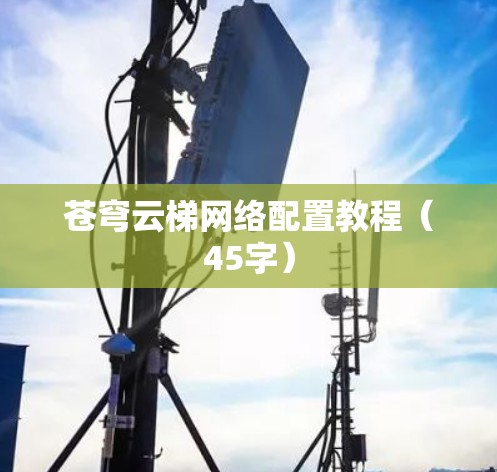 苍穹云梯网络配置教程（45字）