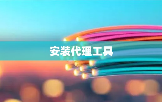 安装代理工具