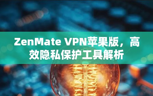 ZenMate VPN苹果版，高效隐私保护工具解析