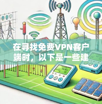 在寻找免费VPN客户端时，以下是一些建议和推荐，帮助您选择一个安全且可靠的服务